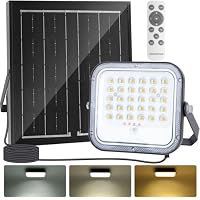 Aigostar – Aigostar Solar LED Strahler Außen mit Großer Solarpanel,Dimm