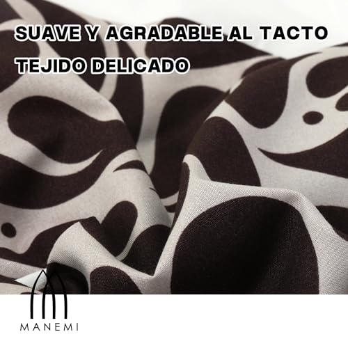 Miniatura 6 de Manemi Funda Nordica 240x220cm, Funda Nordica Cama 150, Juegos De Nordicas Con Funda De Cojin 50x75cm, 100 Poliester, Funda Con Cremallera, Sueva Y Transpirable