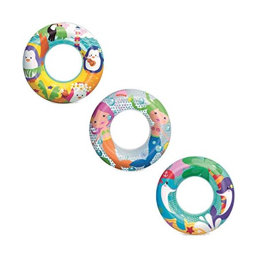 Bestway, Schwimmring Adventures Swim Rings-Anillo de natación (51 cm), color surtido, Talla única (54199-19)