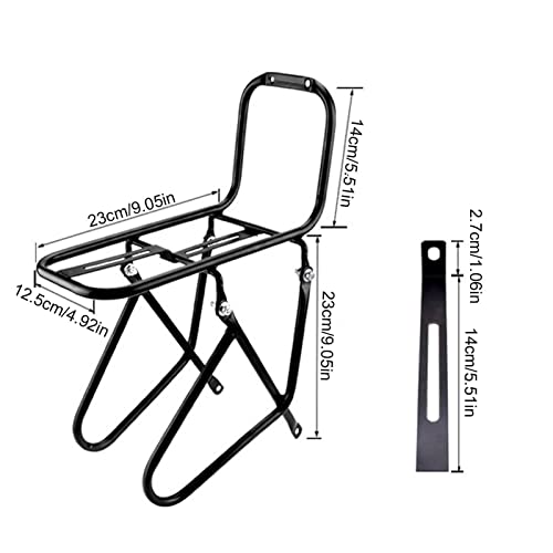 Suporte de carga de bicicleta | Bicicletário Frontal - Bagageiro de mountain bike, para sistemas de