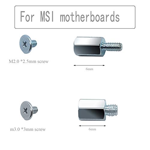 Sgtkjsjs LS08-MSI M.2 Ssd Mounting Screws Kit For Msi Motherboards thumb #1