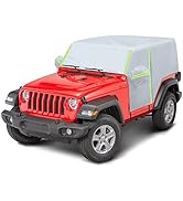SUPAREE Wrangler 2 Door Cover Waterproof Car Cab Cover for Jeep Wrangler JKJKU JL JLU 2007-2022 E...