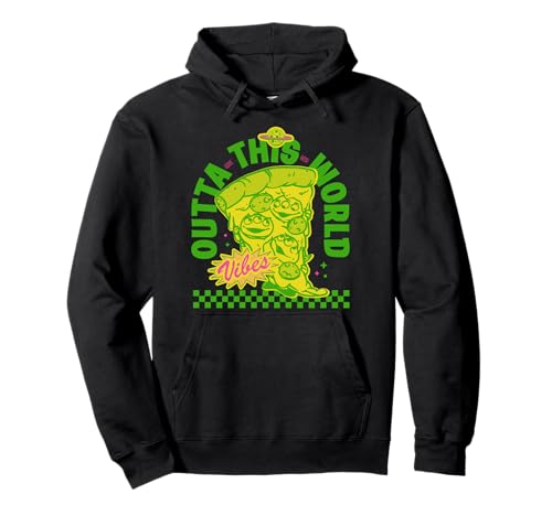Image of Disney Pixar Toy Story Outta This World Vibes Pizza Planet Pullover Hoodie