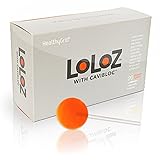 Loloz - Anti Cavity Lollipops, Orange, 3 To 6 Months of Protection (20 Pieces)