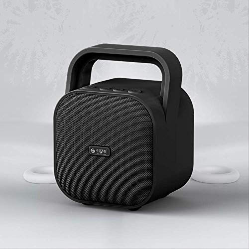 Haut-parleur portable extérieur Bluetooth noir pour remplacer le son faible de votre mobile