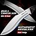 TIVOLI Kukri Fixed Blade Knife - Full Tang Survival Knife with Sheath, Heavy-Duty Hunting Knives for Camping, Bushcraft, Gardening & Outdoor Adventures – Great Christmas Gift for Men and Women