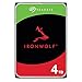 Seagate IronWolf 4TB NAS Internal Hard Drive CMR 3.5 Inch SATA 6Gb/s 5400 RPM 64MB Cache for RAID Network Attached Storage Rescue Services (ST4000VNZ06/006)