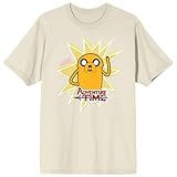 Adventure Time Magical Dog Jake Adult Natural Short Sleeve Tee-Small