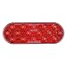 Maxxima M63350R 14 LED Red Oval Ultra-Thin 0.4" Low Profile Stop/Tail/Turn Light