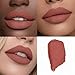 Mynena Warm Terracotta Rose Matte Liquid Lipstick | Long-Lasting Comfort | Smudge-Proof Transfer-Resistant | Full Coverage Non-Drying | Vegan & Cruelty-Free | All-Day Wear Lip Color | Zoe