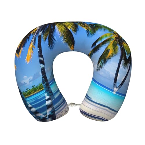 Almohada de espuma viscoelástica para viaje miniatura 1