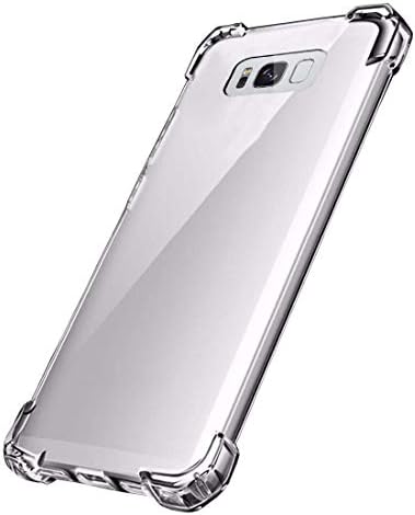 Tverghvad Galaxy Note 8 Case, Premium Crystal Clear Full Cover Protective Case, [Anti-Shock] Flexible TPU Bumper and Hard PC Back Cover Clear Case for Samsung Galaxy Note 8 - Clear