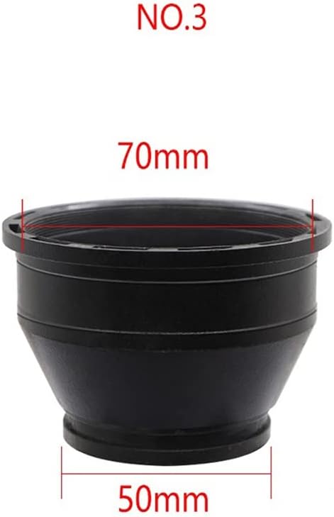 Miniatura 2 de Kit de microscopio, cabezal de microscopio estéreo, piezas auxiliares de repuesto de microscopio, adaptadores de lente de microscopio (tamaño