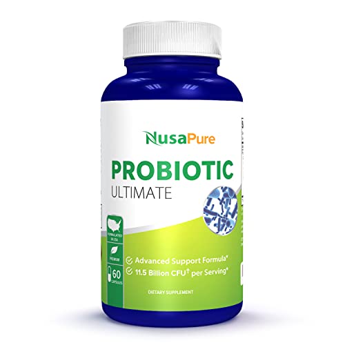 NusaPure Probiotic for Men Women and Children (Vegetarian) 11 Billion CFU