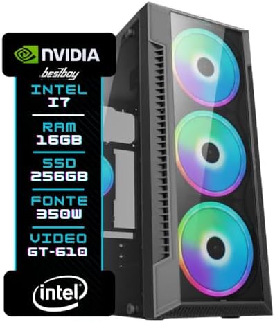 Pc gamer Intel Core I7 16Gb Ram SSD 256Gb GT 610 + Monitor 20" - ...