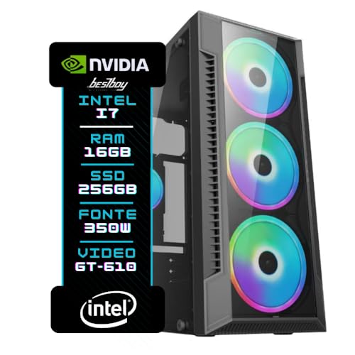 Pc gamer Intel Core I7 16Gb Ram SSD 256Gb GT 610 + Monitor 20" - ...