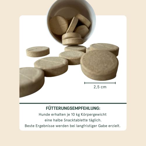 Allergie Tabletten Hund ALLERGIE-Away - Allergiehilfe mit Colostrum, Bierhefe & Prebiotika - Anti Allergie für Hunde gegen Juckreiz - Natürliche Alternative zu Apoquel oder Shampoo - Made in Germany