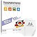 Produktbild 100 Blatt Transparentpapier 102 g/m² DIN A4 BEDRUCKBAR, Pauspapier Bastelpapier Pergamentpapier, Laternen selber machen  Drachenpapier zum Basteln - Bastelset Kinder - Transluzent Pergamynpapier