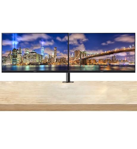 Image of Acer Vero B7 B277 E 27 inch 1080P Full HD 100Hz 4ms Anti-Glare LCD Monitor, 2-Pack Bundle with Adaptive Sync, Eye Care, VGA, HDMI, DisplayPort, Integrated Speakers, Desk Mount Dual Monitor Stand