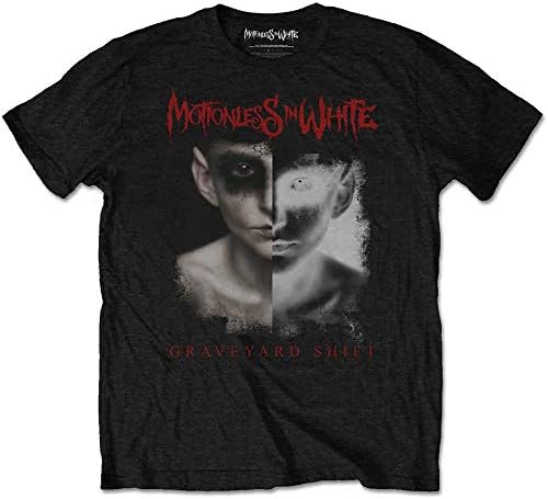 Motionless In White Split Screen Oficial Camiseta para Hombre (La...