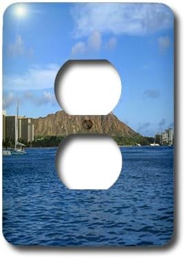 3dRose Diamondhead Oahu Hawaii Travel Designs 2 plug outlet cover image 5