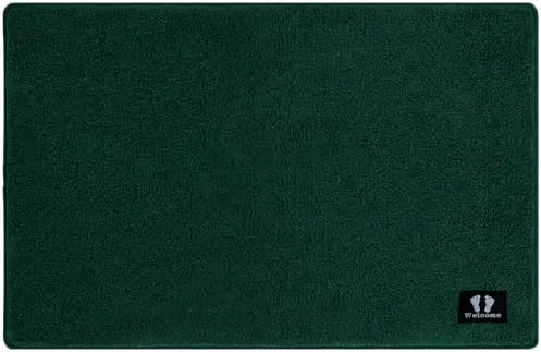 RTBQJ-AT Extra Large Bath Mat 120 x 80 cm Bathroom Mats, Non Slip Bath Mats for Bathroom, Microfiber Bathroom Rug, Machine Washable Absorbent Shower Mat, Light Grey