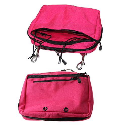 Poche de plongée à fermeture éclair : sac de rangement latéral à double crochets