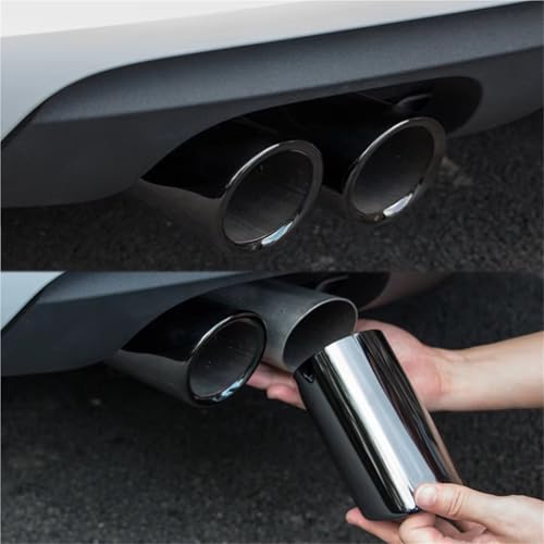 Embout de pot d'échappement en acier inoxydable pour Passat B7