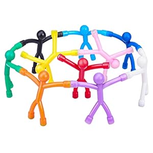 LOVIMAG 10Pcs Refrigerator Magnets Men, Cute Fridge Magnet Man,Fun Magnetic Toys Humanoid Magnet Toys for Kids, Solid Colorful Magnetic People Magnets Adults Lockers, Office,Whiteboard Decorative