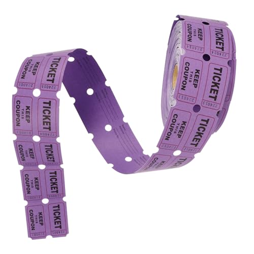 Billets de tombola papier colorés pour animer vos kermesses et soirées