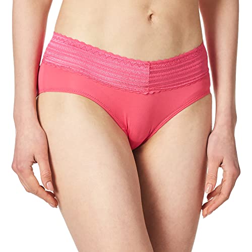 Image of Warner's womens No Pinching No Problems Dig-free Comfort Waist With Lace Microfiber Hipster 5609j