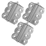 iplusmile 3 Stück pack Türfederscharnier aus Edelstahl mit Automatischer Schließfunktion...