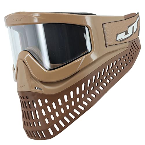 Jt Proflex X With Quick Change System And Thermal Lens Paintball Goggle Brown/Terracotta #TOP3