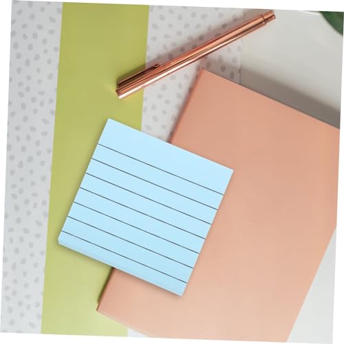 Notes adhésifs colorés avec lignes pour planification et organisation des bureaux