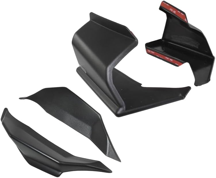 Motorbike For Honda ADV160 ADV 160 2023 2024 2025 Front Side Air Flow Aero Wing Fairing Headlamp Eyebrow Cover Cowl Panel (Matte Black)