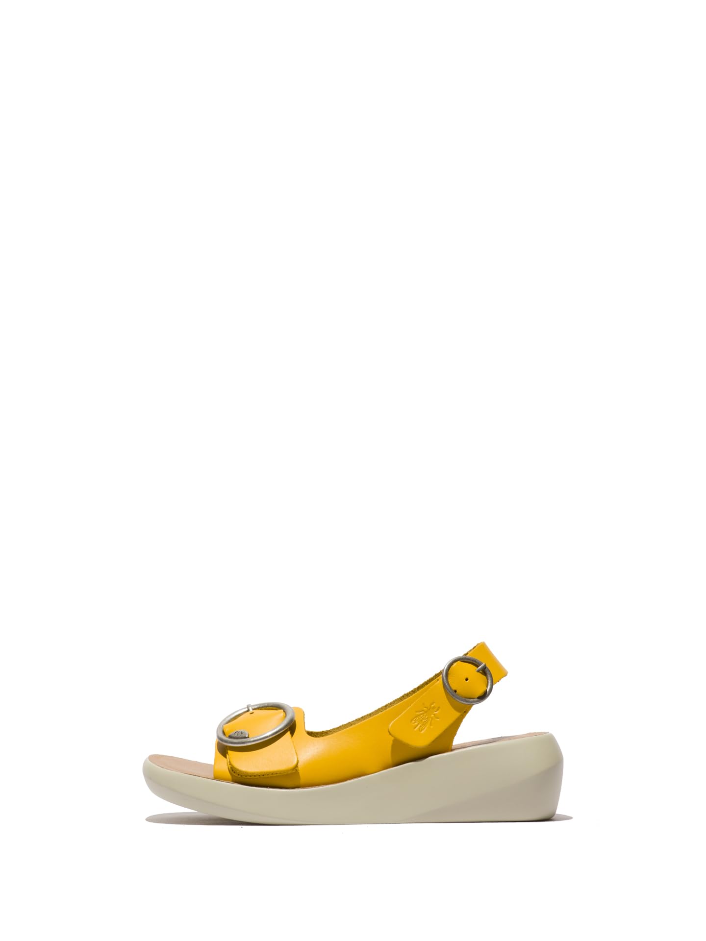 Fly London Women's BERK754FLY Sandal, Yellow, 4 UK