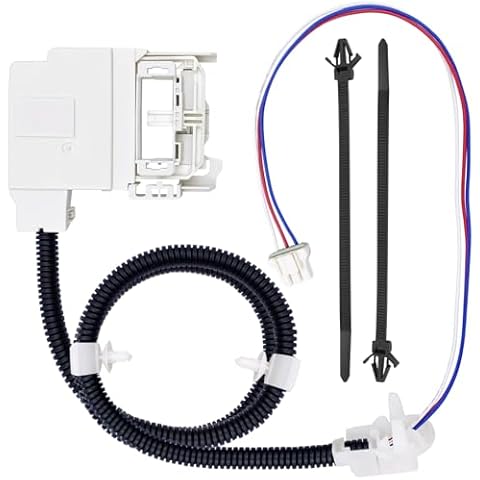 WH08X32657 Washer lid Lock and Harness for GE, Replace WH08X31222 4963152 AP7033485 PD00070146 PS16619254, for Model GTW335ASN2WW GTW465ASN2WW GTW465ASN9WW HTW240ASK6WS GTW220ACK7WW GTW465ASN3WW Cover