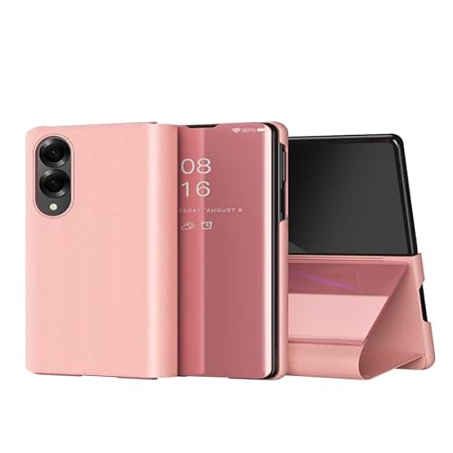 For Galaxy Z Fold8 �P�[�X �蒠�^ �M�����N�V�[ Z �t�H�[���h8 SC-57G �J�o�[ �N���A �~���[ ���� �X�^���h�@�\ ������ �N���A �W�t�� ���^ �y�� �w��h�~ �ϏՌ� �|���J�[�{�l�[�g PC �n�[�h �S�ʕی� �S�ʃJ�o�[ �X�}