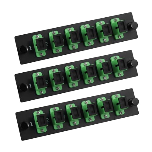 Panneau de brassage SC/APC 6 ports pour éliminer les pertes de connexion fibre monomode