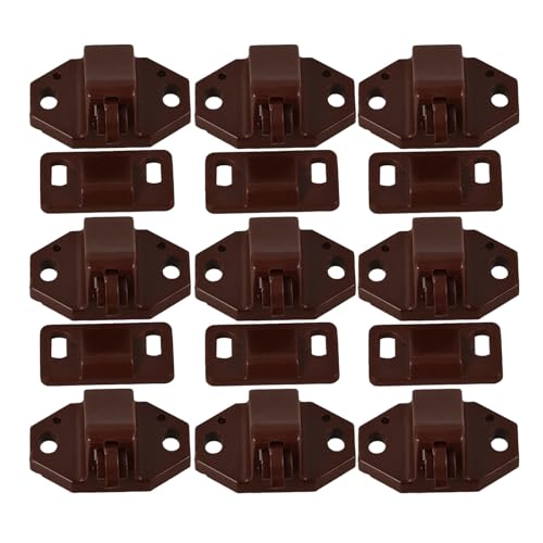 UKCOCO 20 Loquets à Boule en Plastique pour Portes D'armoire, Verrou de Fermeture Facile à Installer, Léger et Résistant pour Divers Meubles