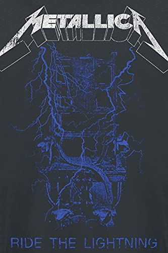 Générique Metallica Fade Homme T-Shirt Manches Longues Noir Regular/Coupe Standard - Les Beatles, Paul McCartney, John Lennon, RIngo Starr, George Harrison Générique Metallica Fade Homme T-Shirt Manches Longues Noir Regular/Coupe Standard – Image 4