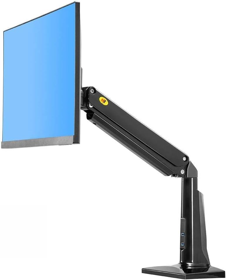 NB North Bayou Monitor Desk Mount Stand Full Motion Swivel Monitor Arm for 24''-37'' Display with Weight Range 4-12kg (F37-B)