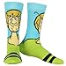 Scooby-Doo Socks Men's Shaggy and Scooby 2-Pair Adult Mid-Rise Crew Socks (Fits Shoe Size 6-12)