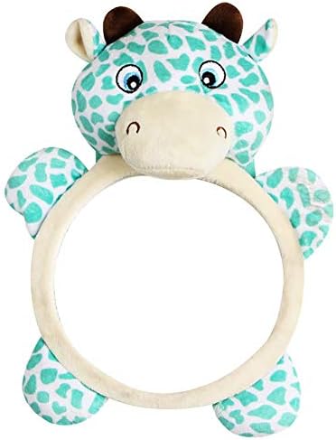 ESHOO Fish Shaped Floor Mirror, Infant Baby Activity In-Sight Backseat Mirror