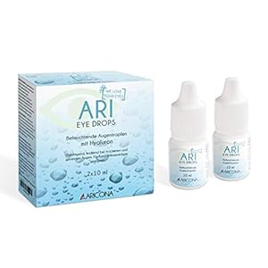 ARI EYE DROPS oogdruppels – 0,3% hyaluron oogdruppels tegen droge ogen – hydraterend en kalmerend (2 x 10 ml)