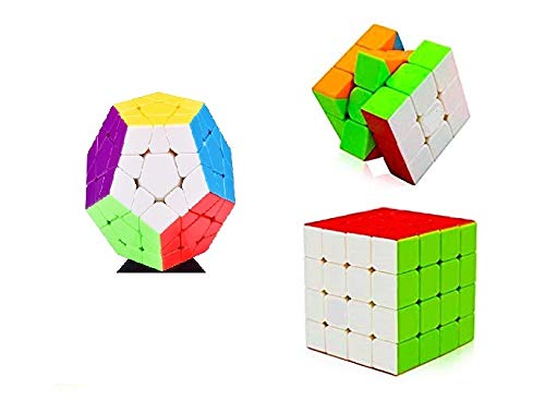 Toy Arena Super Speed Sticker-Less 3x3|| 4x4 || Megaminx Cube Combo Puzzle Toy (3 Pieces) … (B07LGZ4RV6) Amazon Price History, Amazon Price Tracker