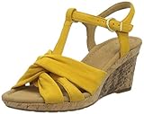 Gabor Gabor Shoes Damen Comfort Sport Riemchensandalen, Gelb (Mango (Korksnake) 29), 37.5 EU