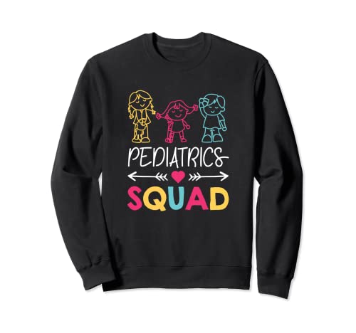 Pediatría Escuadrón Enfermera Lindo Sudadera