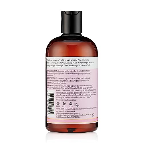 Tisserand Aromatherapy - Restore Balance Bath & Shower Wash - Perimenopause, Menopause & Menstruation Support for Women - Rose, Clary Sage & Geranium - 100% Natural Essential Oils - 400ml - Image 5