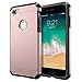 iPhone 7/8 Case, ImpactStrong Heavy Duty Dual Layer Protection Cover Heavy Duty Case for iPhone 7/8 (Rose Gold)